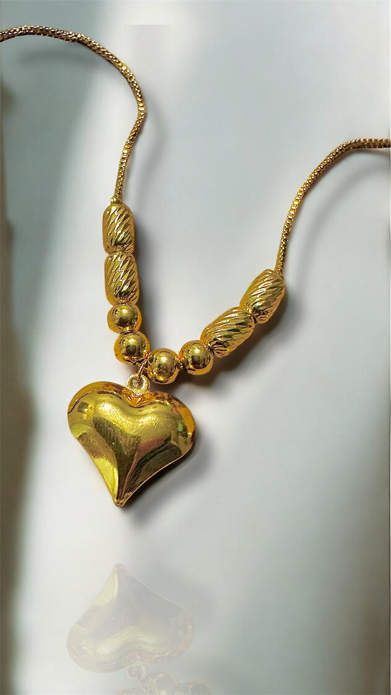 Elegant Heart Pendant Necklace